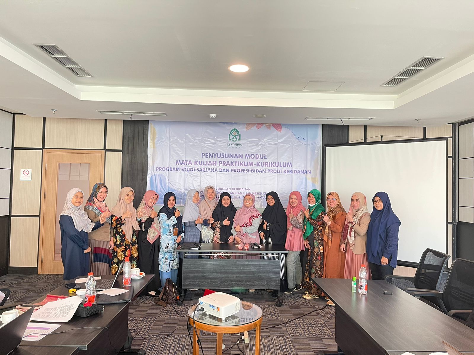 Jurusan kebidanan UIN Alauddin Makassar  telah melakukan Workshop penyusunan modul matakuliah prakti